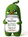 MAMAGIFTREE Teacher Appreciation Gifts Unique Thank You Gift for Daycare Kindergarten Preschool Teachers Women Funny Crochet Pickle Plush End of Year Back to School Gift for Teacher - Image 3