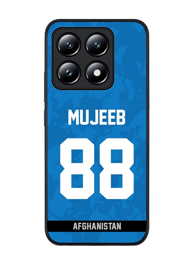 Stylizedd For Xiaomi 14T Case,Slim fit Camera Protection, Shockproof Thin Phone cover - Afghanistan Mujeeb Ur Rahman, Jersey No 88 - Image 1