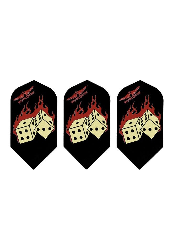 Dart World AO 5 Sets of 3 Vulture Kulture Assorted Slim Dart Flights Cool Designs Durable (15 Flights Total) - Image 5
