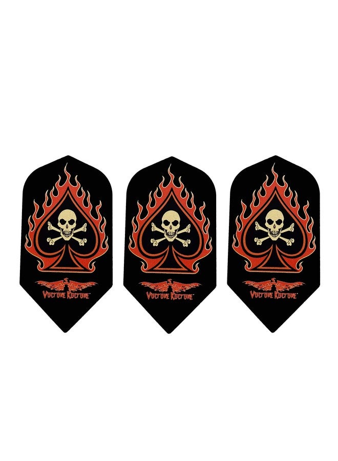Dart World AO 5 Sets of 3 Vulture Kulture Assorted Slim Dart Flights Cool Designs Durable (15 Flights Total) - Image 4