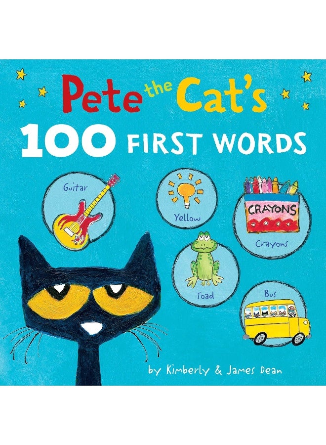 Pete the Cat’s 100 First Words Board Book - Image 1