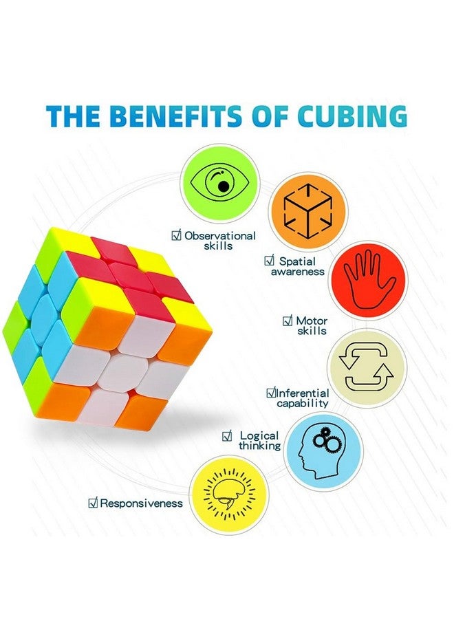 شنغشو ألغاز مكعبات السرعة 3X3، بدون ملصقات - Image 3