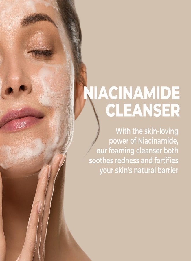DERMAFIRM Cica AC Cleansing Foam 5.29 oz | Glycolic Acid Face Wash Niacinamide Face Wash Hydrating Facial Cleanser for Oily, Sensitive & Dry Skin | Korean Skincare Water Based Cleanser for Women & Men - Image 4