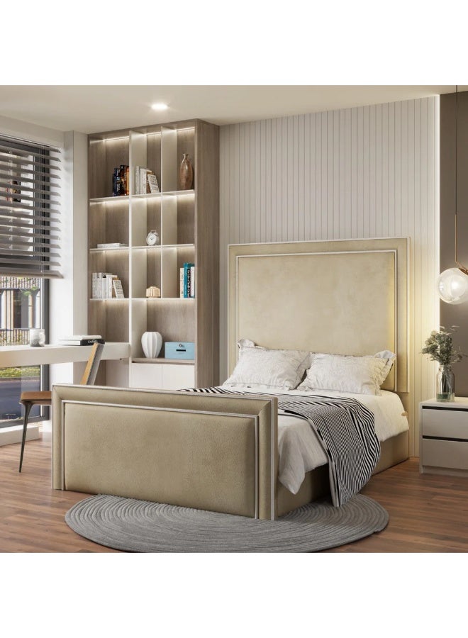 Nayam Sleep Piping Bedframe 180x200x40Cm  - Image 1