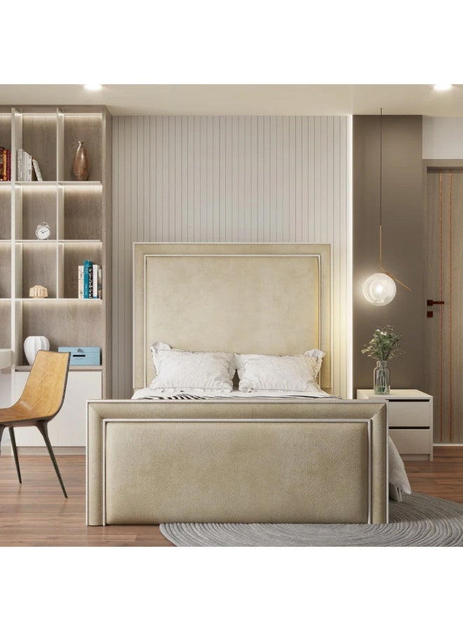 Nayam Sleep Piping Bedframe 180x200x40Cm  - Image 2