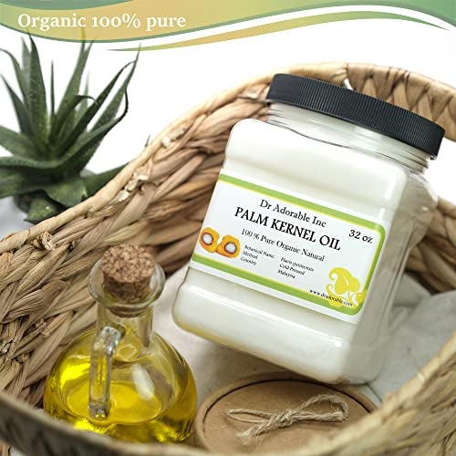 Dr. Adorable Dr Adorable 32 oz Palm Kernel Oil 100 Pure Natural Organic Cold Pressed - Image 5