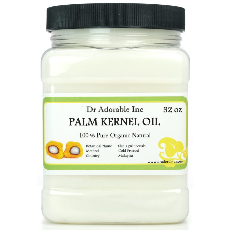 Dr. Adorable Dr Adorable 32 oz Palm Kernel Oil 100 Pure Natural Organic Cold Pressed - Image 3