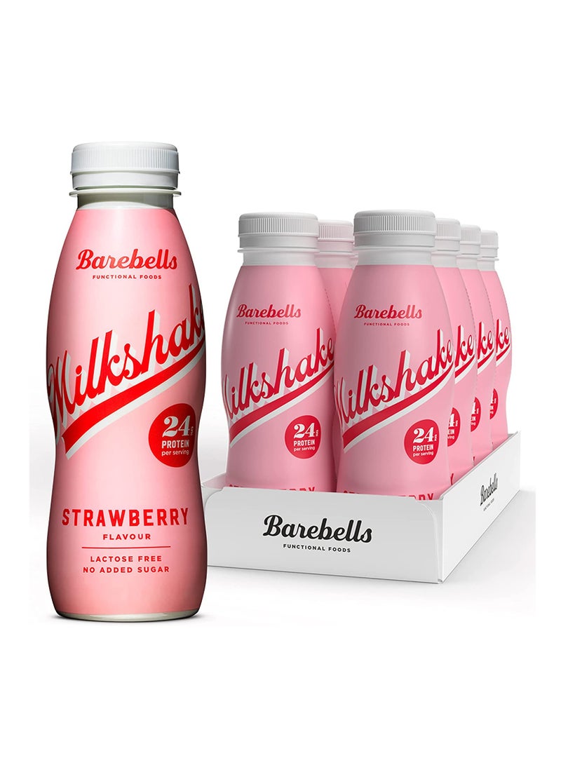 بيربيلز باربيلز ميلك شيك بنكهة الفراولة 330 مل عبوة من 8 قطع - Image 1