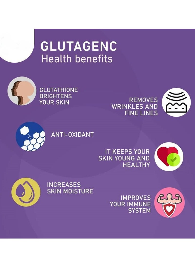 Vita Gluta GenC 60 Capsules 500mg  - Image 2
