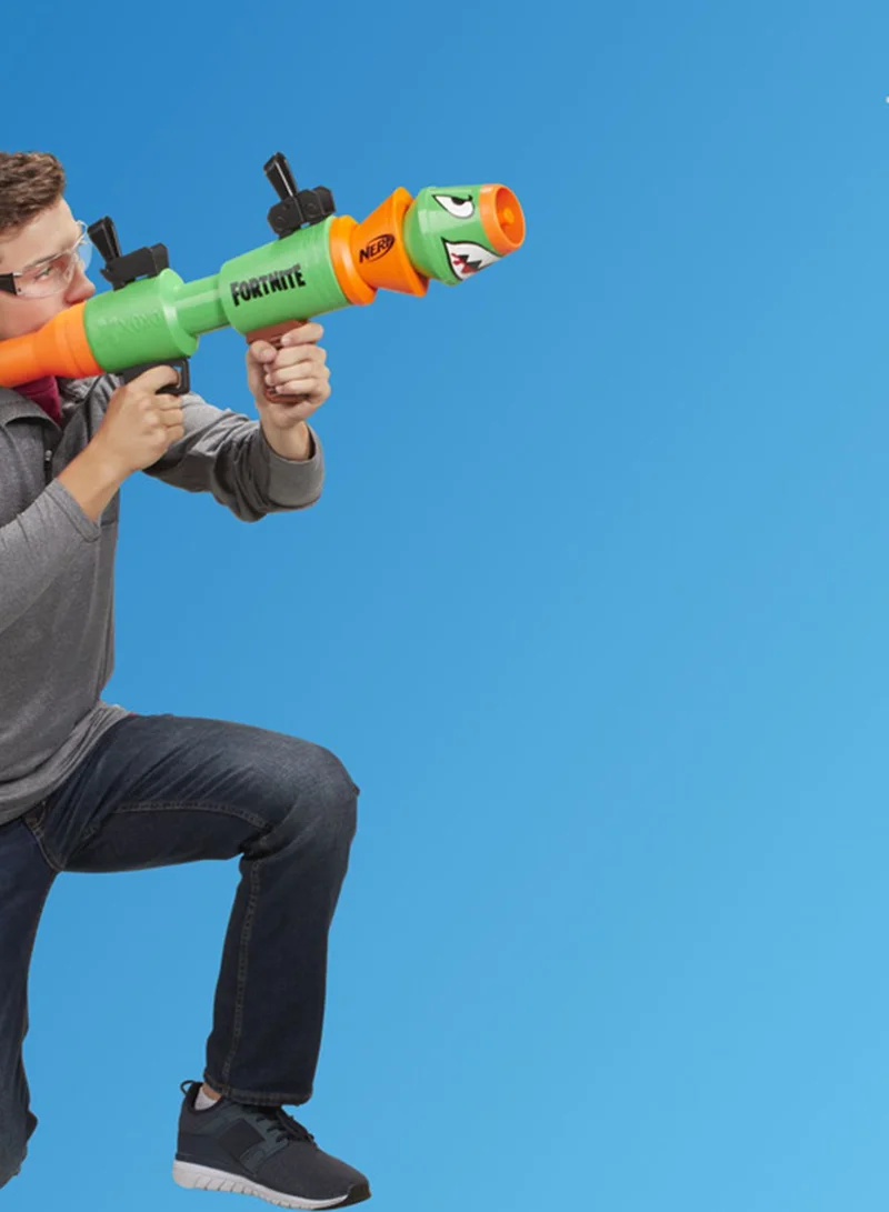 NERF Fortnite Rl Blaster Fires Foam Rockets