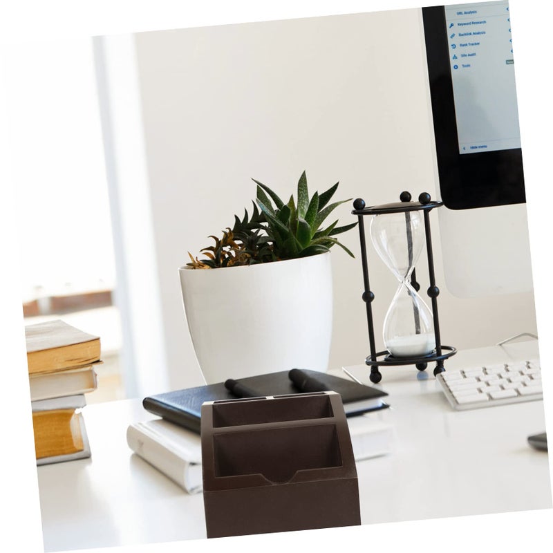 Elegant Business Cards Storage Box Desktop Holder Organizer for Greeting Cards - Image 4