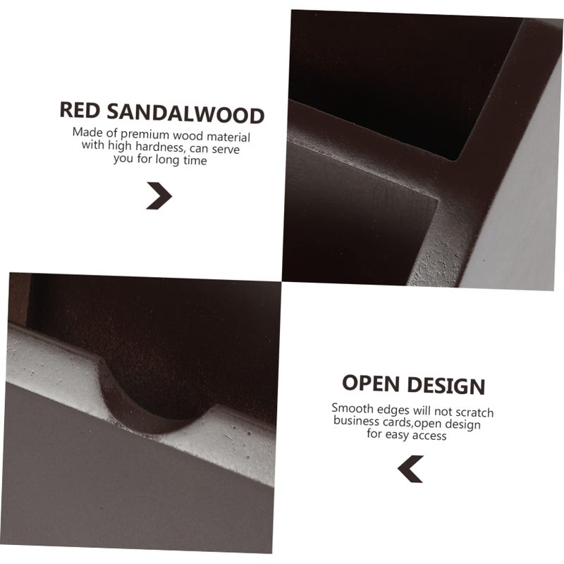 Elegant Business Cards Storage Box Desktop Holder Organizer for Greeting Cards - Image 5