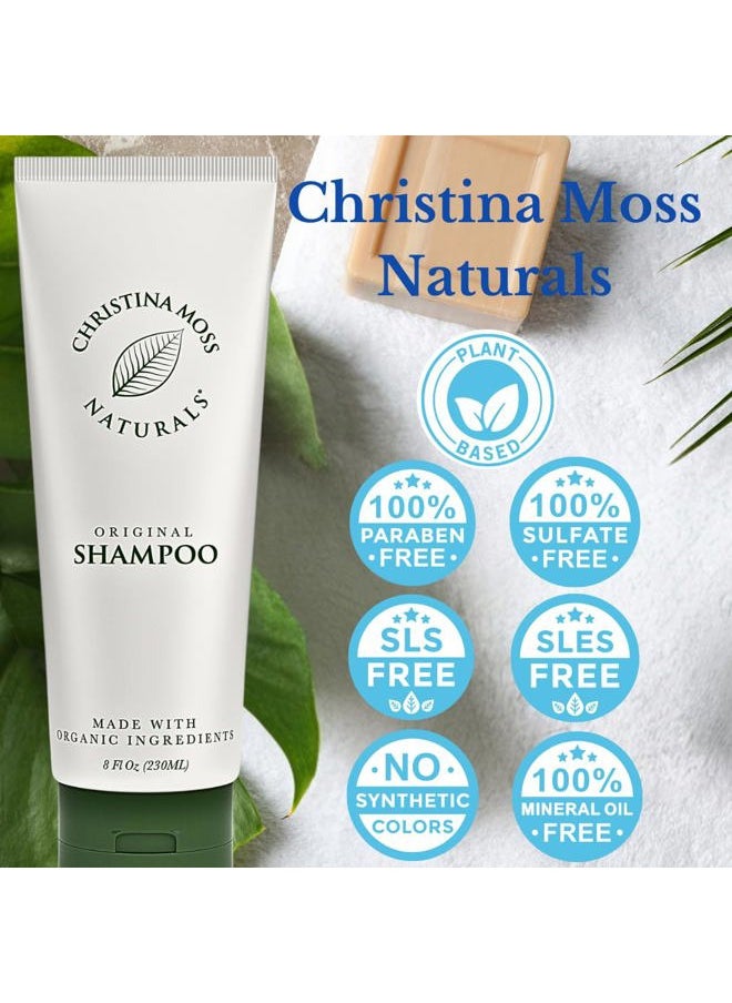 Christina Moss Naturals - Shampoo Natural and Organic Ingredients, Sulfate-Free, Paraben-Free, Cruelty-Free, Vegan, Unscented, Responsible Beauty - Image 1