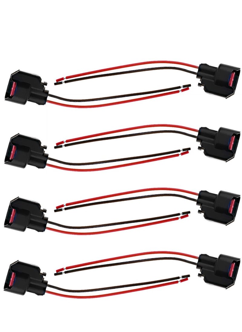 VIUAUAX 8 Pack Fuel Injector Kits Pigtail Connector Replacement for Ford F150 1999-2016 F250 1999-2013 Crown Victoria 1999-2011 Mustang 2002-2013  - Image 1