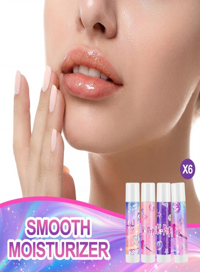 Qunclay 24 Pcs K-POP Themed Lip Balm Party Favors, KPOP Themed Lip Balm Bulk for Disco Sparkling Music Popular Party Birthday Gifts for Boys Girls - Image 3