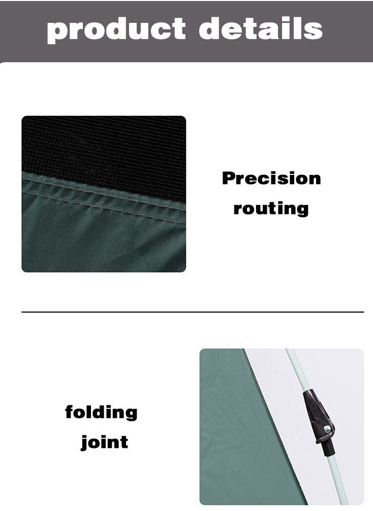 Generic - Camping Tent 4-5 Person Pop Up Cabin Tent, Full-Automatic Waterproof Tent with Porch, Waterproof Windproof Ultraviolet-proof Cabin Tent for Camping Hiking Mountaineering - Image 1