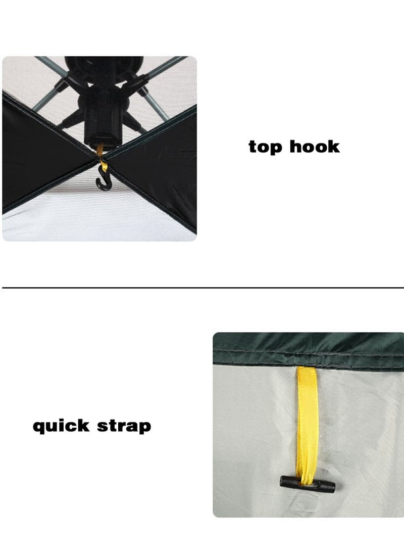 Generic - Camping Tent 4-5 Person Pop Up Cabin Tent, Full-Automatic Waterproof Tent with Porch, Waterproof Windproof Ultraviolet-proof Cabin Tent for Camping Hiking Mountaineering - Image 1