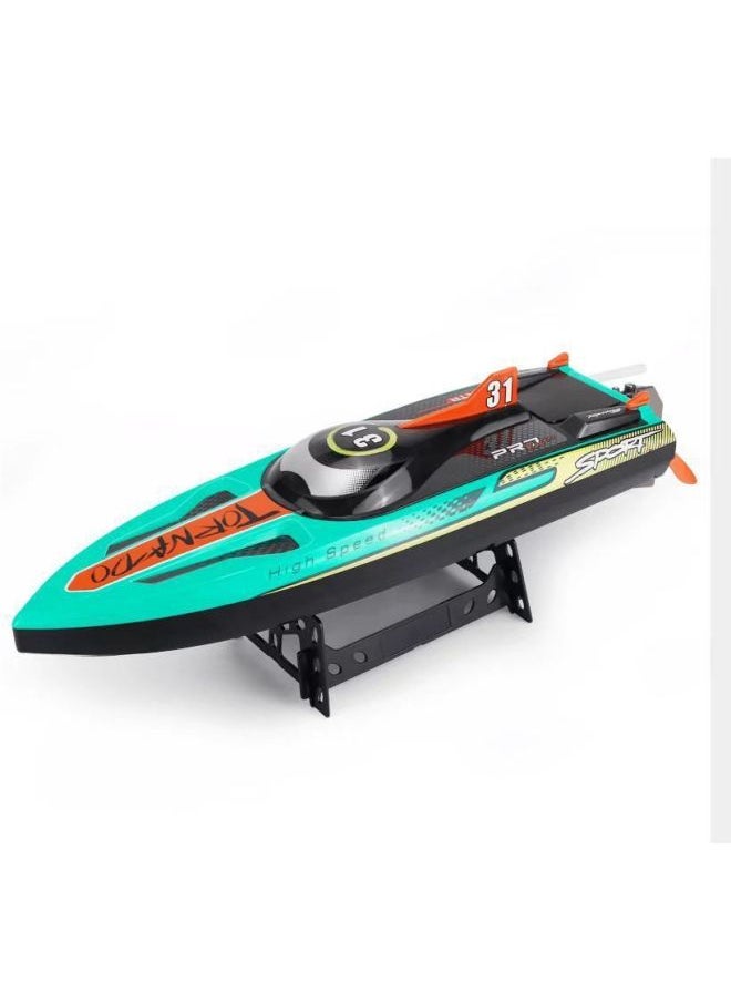 Generic - Hot-selling High-speed Remote Control Boat Water Model Waterproof Remote Control Boat Children's Electric Toy Boat-Color:H10.H11 Optional. Battery 3.7V-Specifications:40*14*15 - Image 1