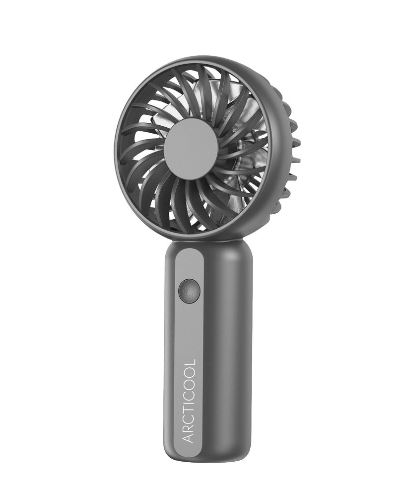 ARCTICOOL Portable Mini Fan - Rechargeable Hand Fan with 3 Adjustable Speeds, 2000mAh Battery, Lightweight Design, Low Noise, and Easy Portability for Indoor and Outdoor Use (Grey) - Image 1
