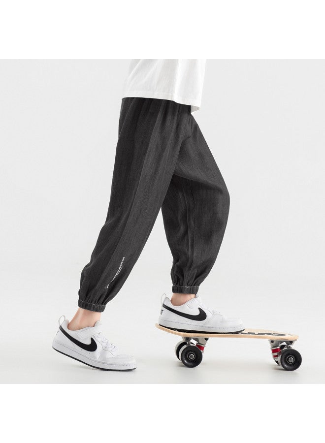 Smooth Lightweight, Breathable, And Comfortable】boys' And Older Kids' Casual Pants, 2025 Summer Tencel Mosquito-repellent Pants - Image 3