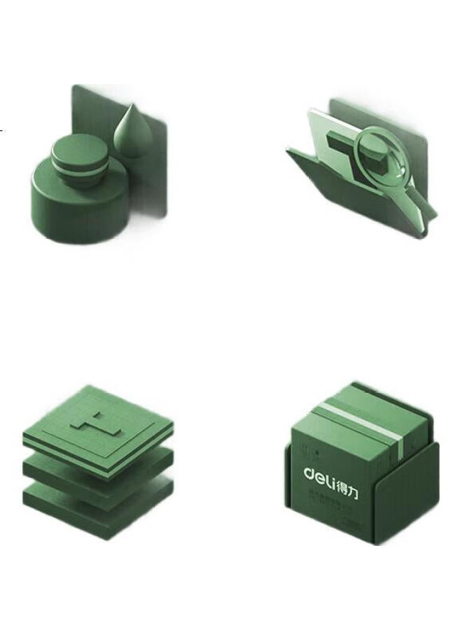 Deli (Deli) 90Mm*300M Thermal Transfer Barcode Printer Label Machine Universal Carbon Ribbon Wax-Based Carbon Ribbon 81523 (6-Pack) - Image 3