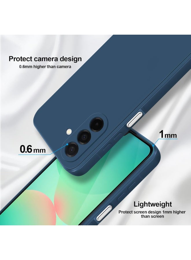 ACLIX Premium Liquid Silicone Case for Samsung Galaxy A26 Slim Fit, Soft Touch with Microfiber Lining & Enhanced Camera Protection - Durable & Anti-Fingerprint | Dark Blue - Image 5