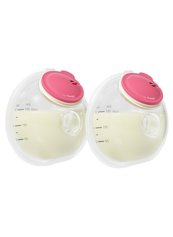 Phanpy Wearable Breast Pump Milk Collector Cup S2, E-Rosy Breast Pump Parts, Original Phanpy Breast Pump Replacement Accessories, 24 mm Flange and 20mm Insert Included, 12 oz / 360 ml, 2 Piece - Image 1
