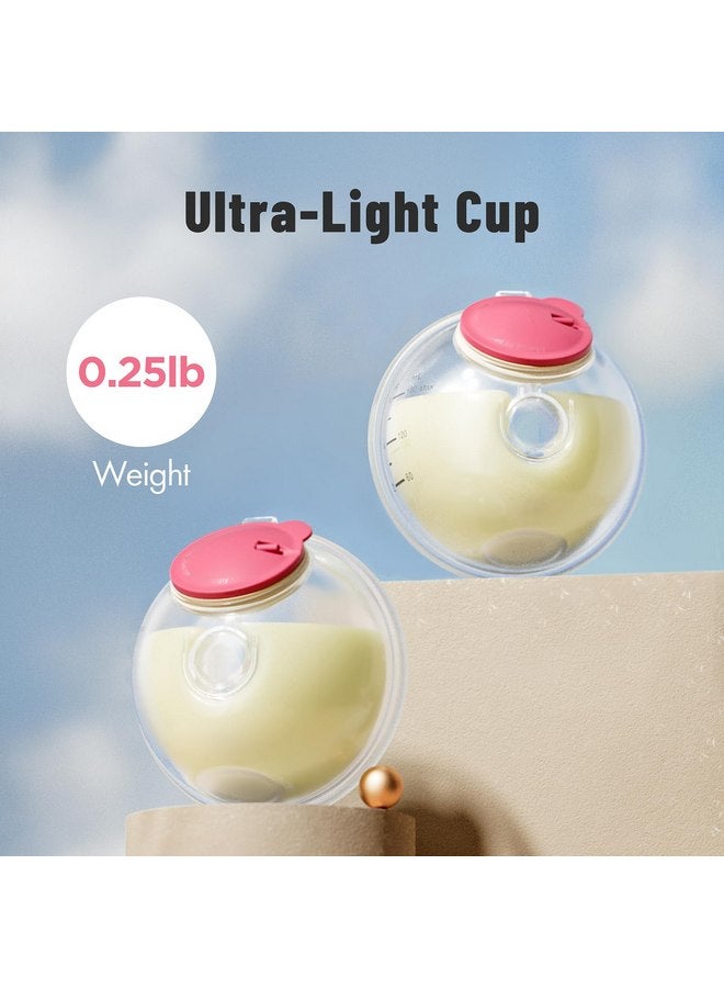 Phanpy Wearable Breast Pump Milk Collector Cup S2, E-Rosy Breast Pump Parts, Original Phanpy Breast Pump Replacement Accessories, 24 mm Flange and 20mm Insert Included, 12 oz / 360 ml, 2 Piece - Image 2