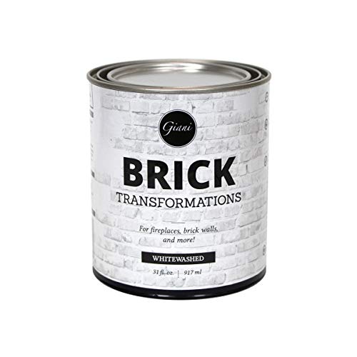 Giani Brick Transformations Whitewash Paint for Brick Walls and Fireplaces - Image 1