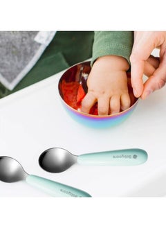 Babycare Babycare - Stainless Steel Fork And Spoon Set - Turquoise  - Image 5