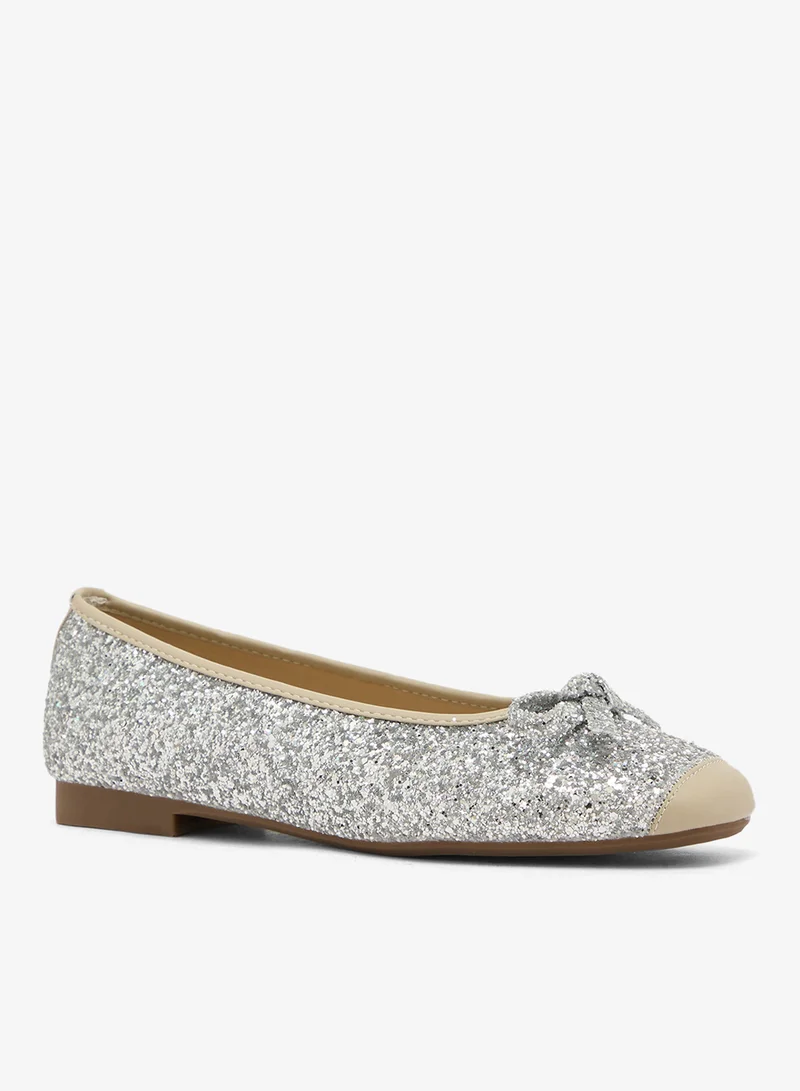 Ginger Sequin Embellished Ballet Flats