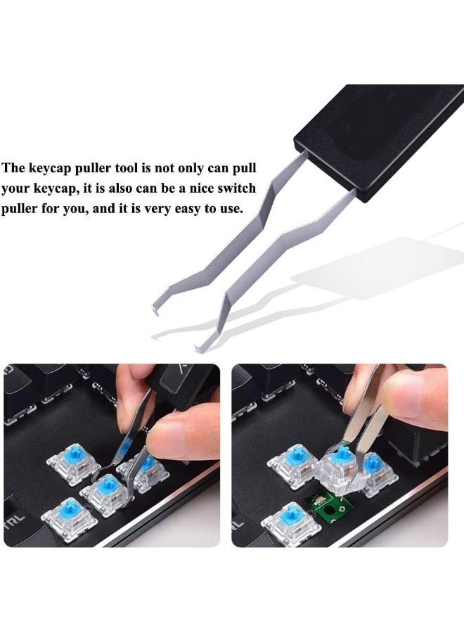 2 In1 Mechanical Switch Puller & Keycap Puller Tool -Stainless Steel Key Removal Tool Keycaps Remover for Mechanical Keyboard Removing Fixing Tools - Image 3