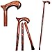 ANTIQUANA Walking Stick Cane Wooden Stick Handcrafted Best Wood for Mens and Women Senior Fancy Foldable Wooden Handle Walking Stick Cane Vintage Designer Handmade - Image 1