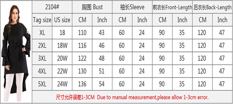 monica fashion Plus Size Women's Embroidered Beaded Blouse Asymmetrical  Top - Image 4