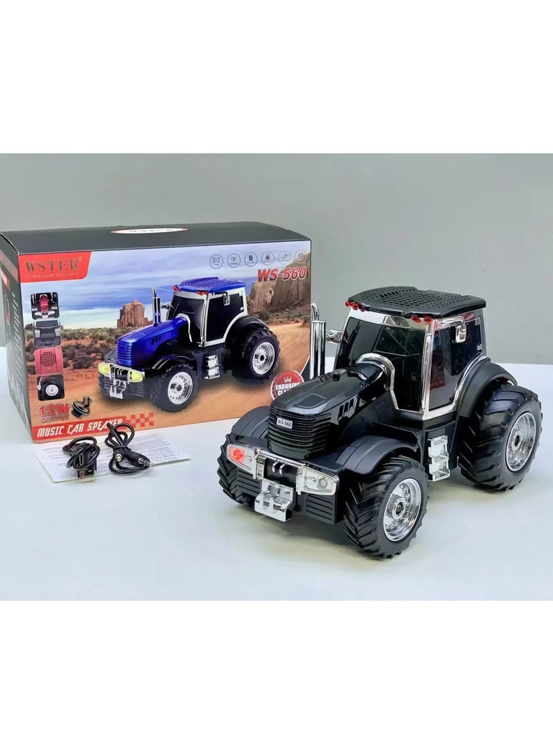 WSTER WS-560 Tractor Wireless Bluetooth Speaker Stereo Music Player D - Image 3
