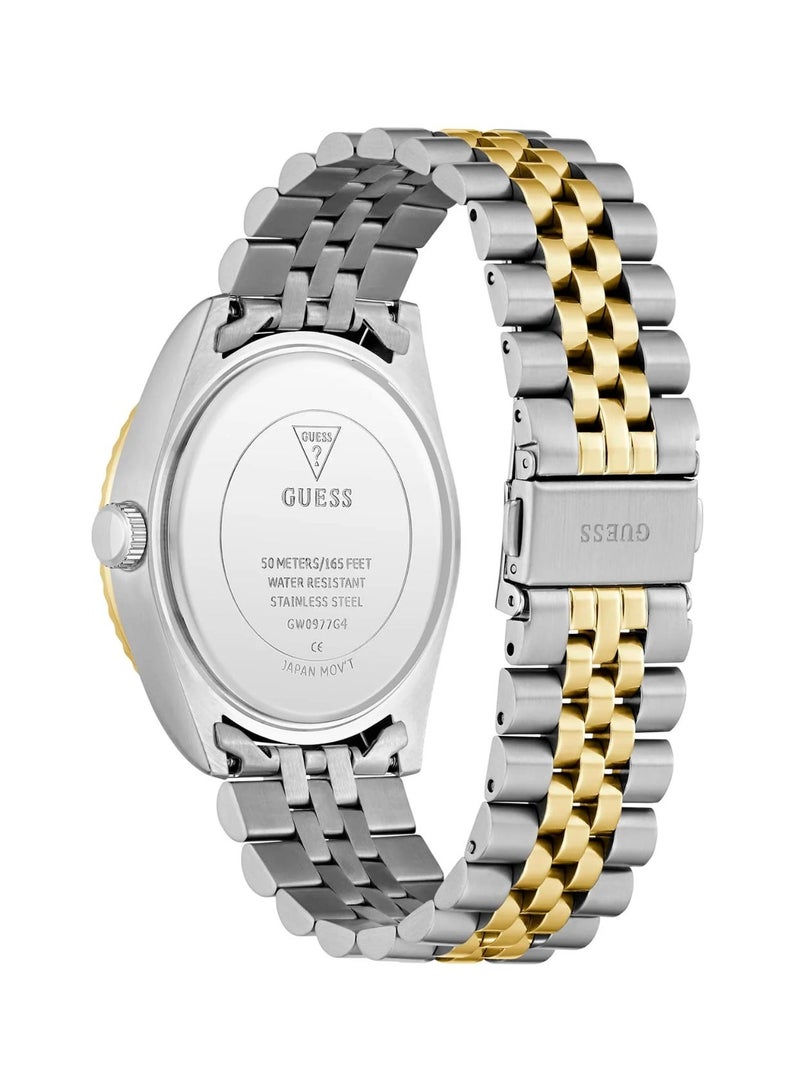 Guess Jada Women's Watch Gold/Silver 34 mm with Stainless Steel Strap & 3 Bar Water Protection - GW0936L3 - Image 2