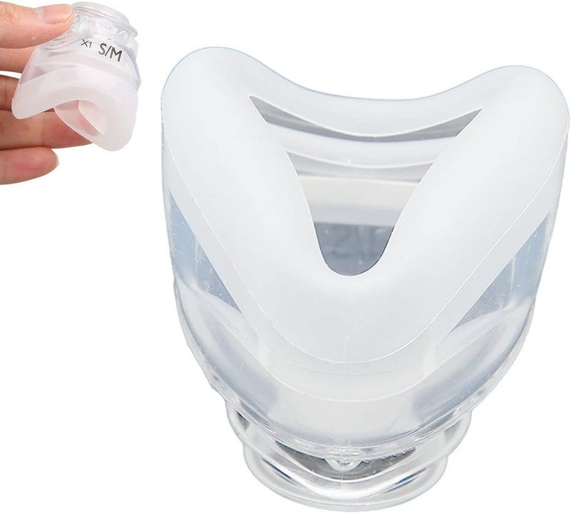 cheekyglo Nasal Cover Replacement Cushion, Nasal Guard Cushion Breathing Machine Accessory Fit Nasal CPAP Mask Replacement Cushion for Philips Wisp Choking Rescue Device First Aid Choking Device(S/M) - Image 1