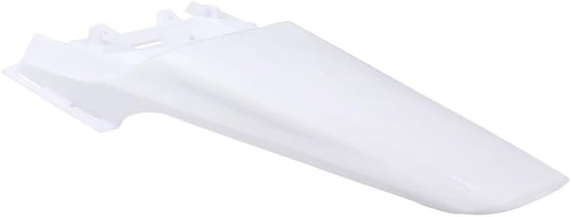 Universal White Motorcycle Rear Splash Mudguard Motocross PitBike Scooter Mud Guard - Image 1