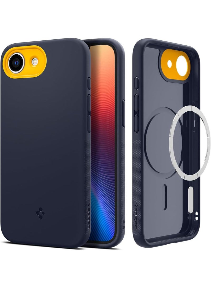 Spigen Nano Pop MagFit iPhone 16e MagSafe Case Cover (2025) - Blueberry Navy - Image 1