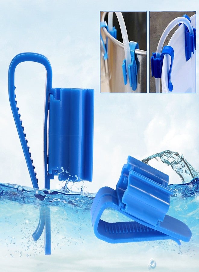 Lazmin Tube Clip, 2Pcs Multifunction Plastic Adjustable Fish Mounting Clip, Water Pipe Tube Clamp Hose Holder for Fish or Bucket - Image 5