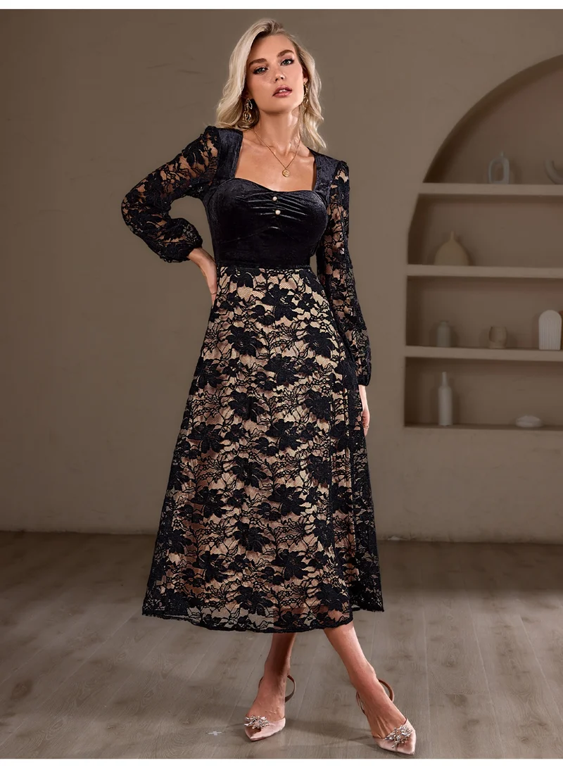 SIMPLEE Women's Summer Elegant DressLight & Comfortable Lightweight Cotton Blend Perfect for Outings