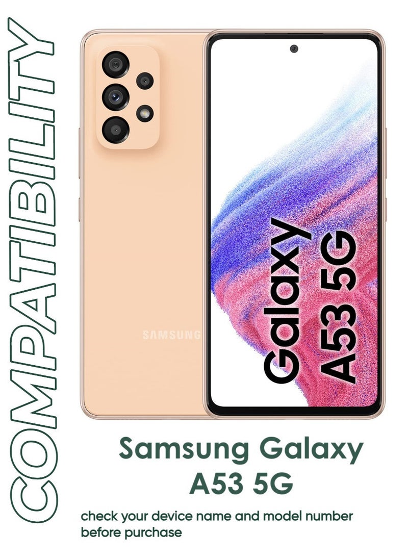 ACLIX 2 Pieces Antistatic ESD Dustproof Premium Quality High Definition Tempered Glass Screen Protector Designed For Samsung Galaxy A53 5G - Image 3