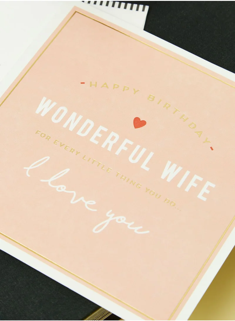 Pigment Wonderful Wife Every Little Thing Card