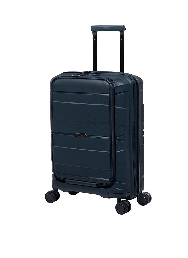it Luggage it luggage Momentous, Unisex Polypropylene Material Hard Case Luggage, 8x360 degree Spinner Wheels, Expandable Trolley Bag, TSA Type lock, 15-2886-08, Size Cabin with Pocket, Color Tibetan Lan  - Image 1