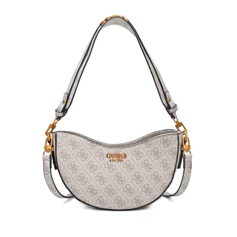 Gs New Retro All-Match Fashion Printed Underarm Dumpling Crescent Arc Shoulder Crossbody Women'S Bag - Image 1