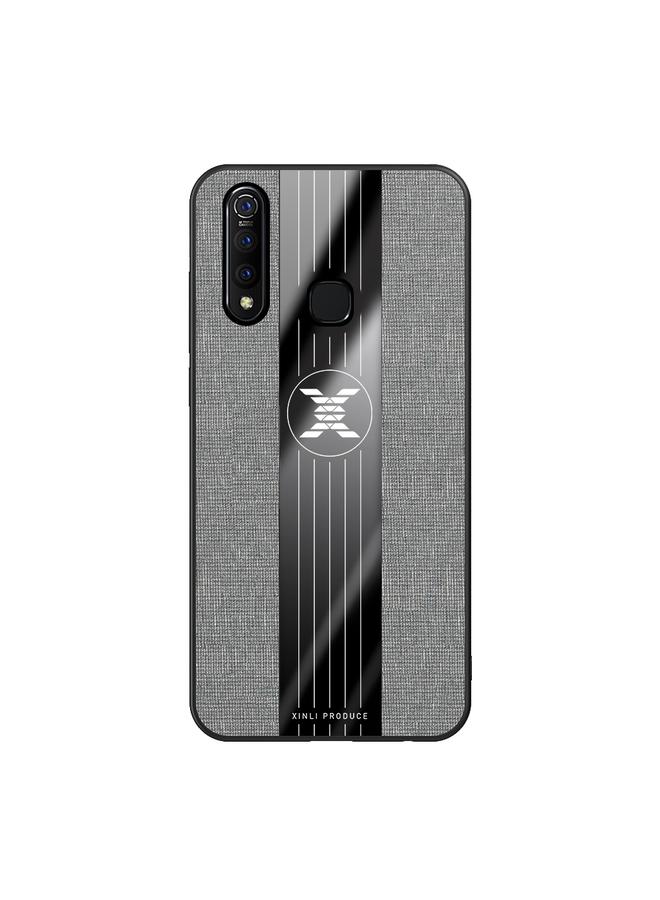 شين لي تونج جراب لهاتف Vivo Z5X مصنوع من مادة TPU المقاومة للصدمات ومزخرف بنسيج قماشي - Image 2