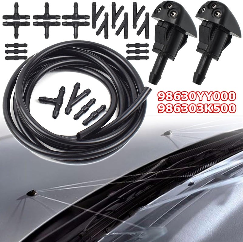 DEMULAX Windshield Wiper Nozzle Kit for Hyundai and Kia - Image 2