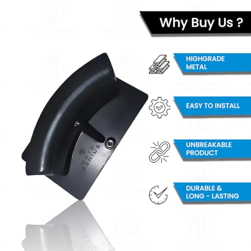 MOTO GENIUS Universal Motorcycle ABS Plastic Wall Mount Helmet Holder | Ideal for Home, Office, Garage | Compatible with All Helmet Types - Image 2
