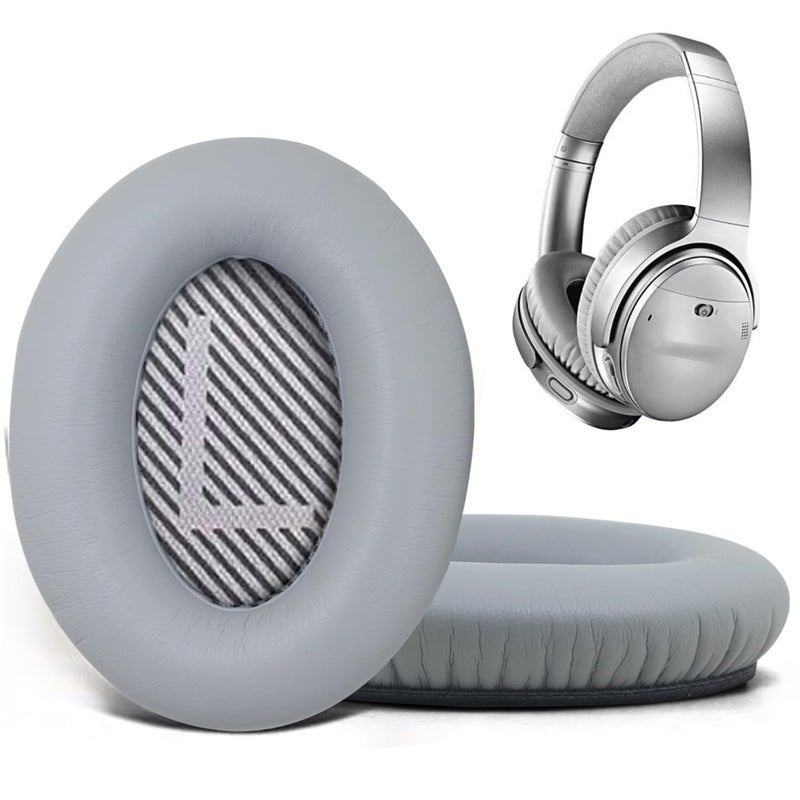 Niukeke Replacement Ear Pads for Bose QuietComfort 35 35 II 15 25(qc 35 25 15/QC35 ii), Headphone Ear Covers, High Density Memory Cotton, Soft Leather, Adaptive Noise Isolation Headphones Pads Cushions - Image 1