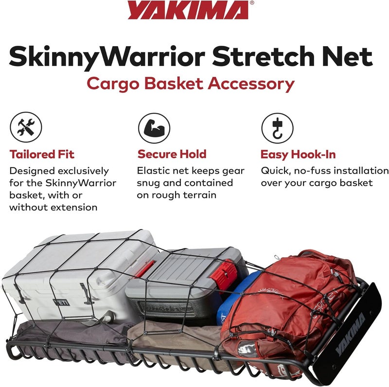 YAKIMA SkinnyWarrior Cargo Basket Stretch Net - Image 2